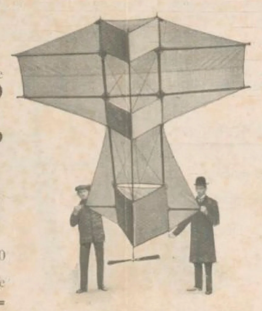 An illustration from Cerfs Volants Militaires Scientifiques Et Sportifs Catalogue Aug C, 1911, leaf 36
