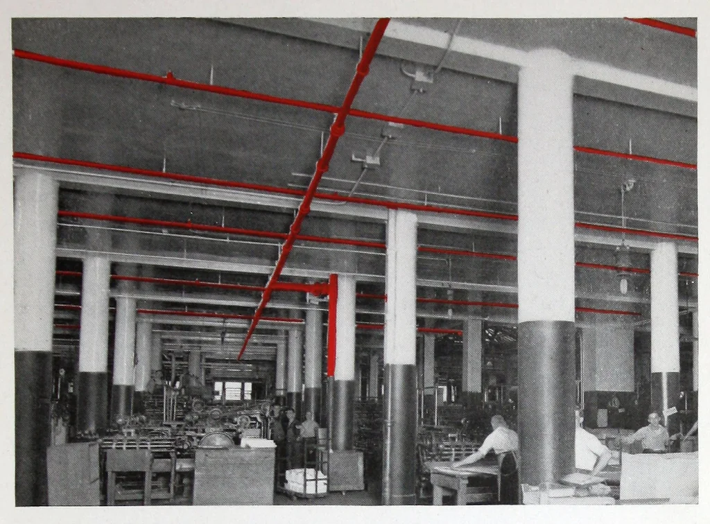 An illustration from Character paints for mill and factory : a system for definitely designating all of the various equipment in factory mill or power plant., 1921, leaf 9