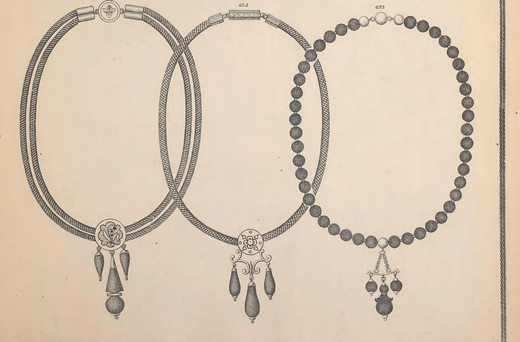 An illustration from Charles T. Menge's price list of ornamental hair jewelry and device work, nos. 32 and 34 John Street, New York, 1873, leaf 82