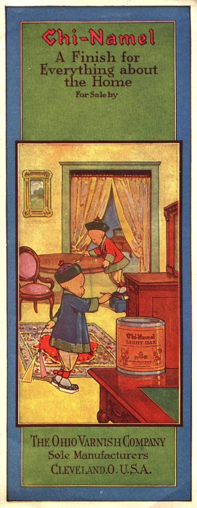 An illustration from Chi-Namel: a finish for everything about the home., 1900, leaf 0