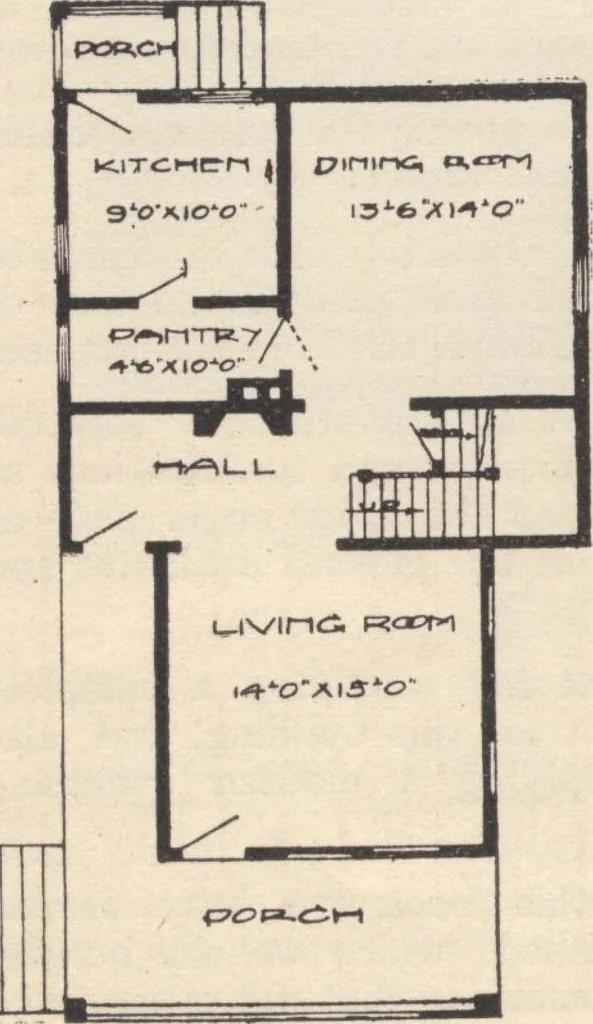 An illustration from A book of plans, no. 54, 1909, leaf 11