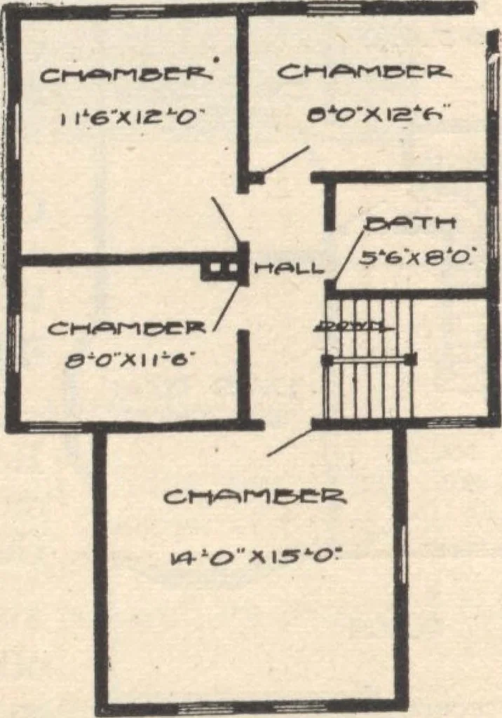 An illustration from A book of plans, no. 54, 1909, leaf 11