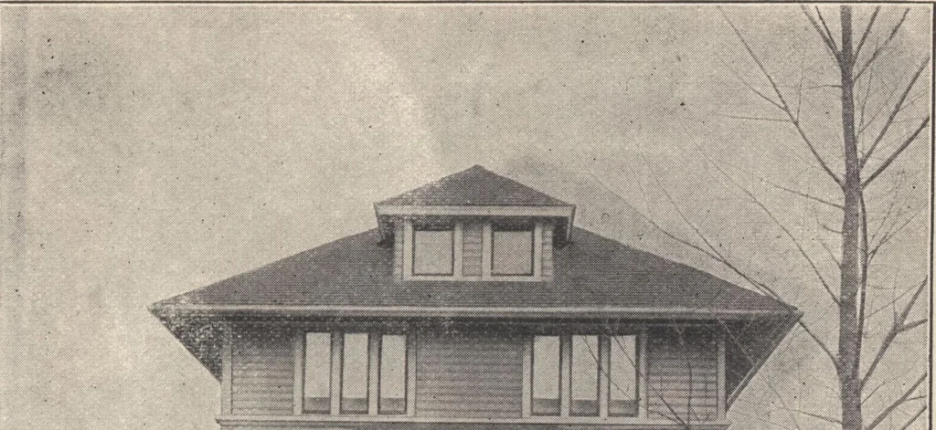 An illustration from A book of plans, no. 54, 1909, leaf 12