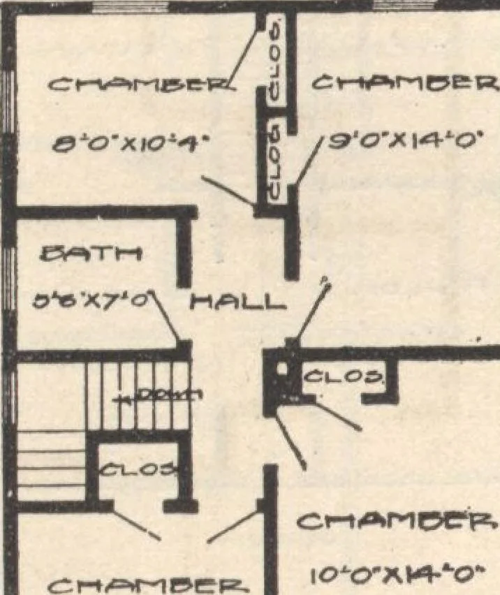 An illustration from A book of plans, no. 54, 1909, leaf 13
