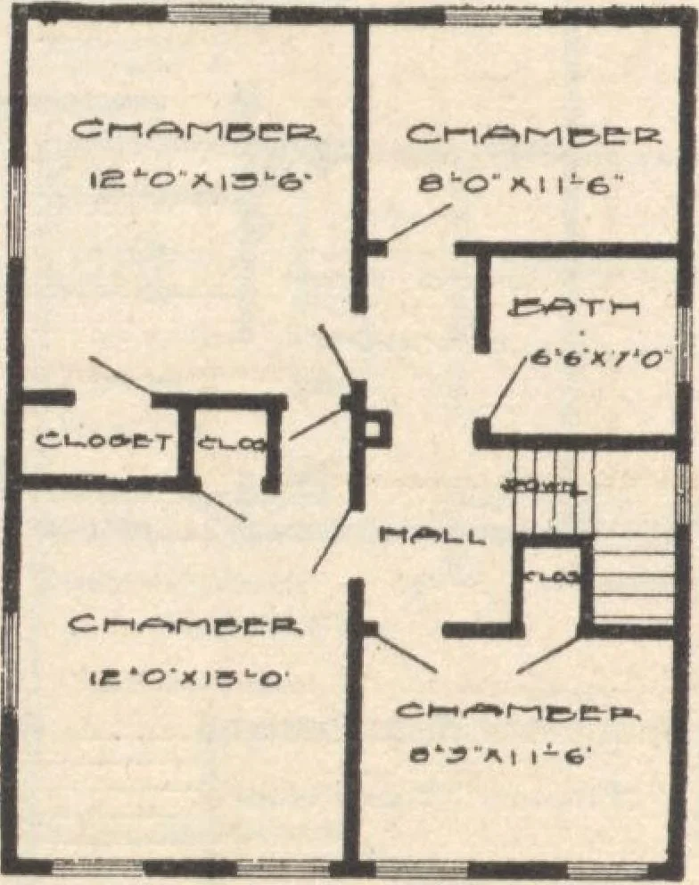 An illustration from A book of plans, no. 54, 1909, leaf 17