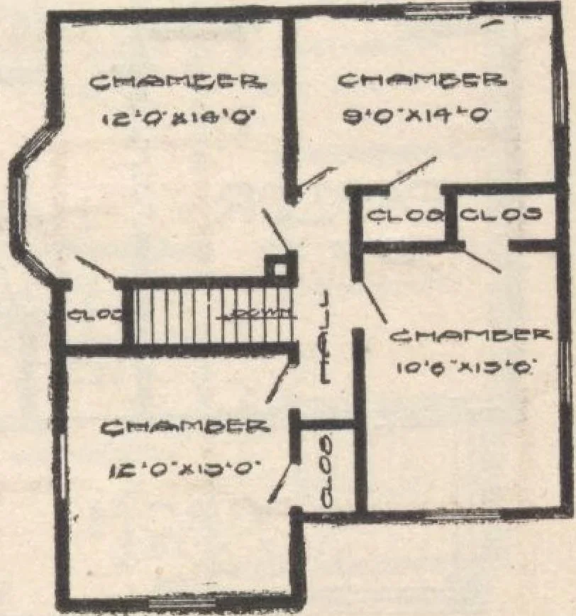 An illustration from A book of plans, no. 54, 1909, leaf 18