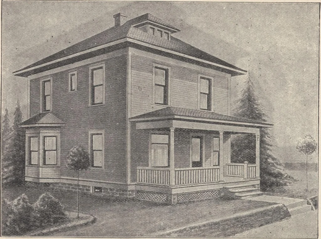 An illustration from A book of plans, no. 54, 1909, leaf 19