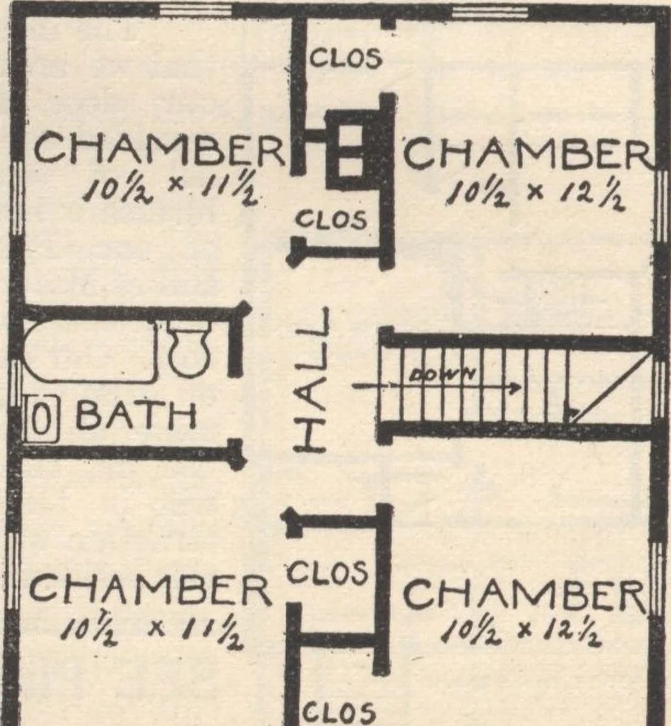 An illustration from A book of plans, no. 54, 1909, leaf 19