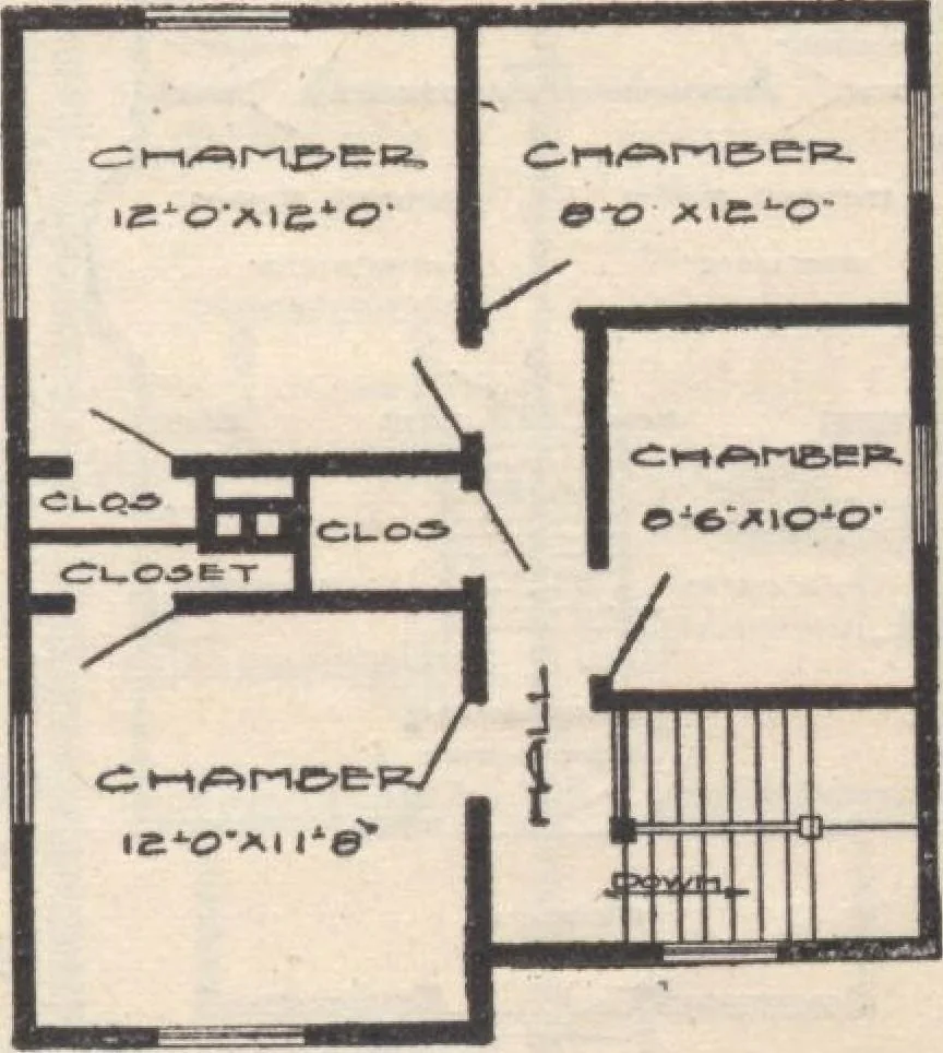 An illustration from A book of plans, no. 54, 1909, leaf 20