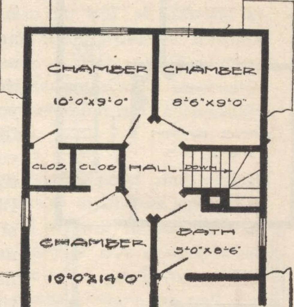 An illustration from A book of plans, no. 54, 1909, leaf 22