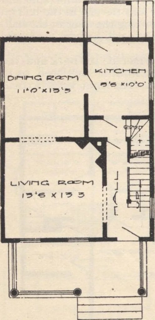 An illustration from A book of plans, no. 54, 1909, leaf 23