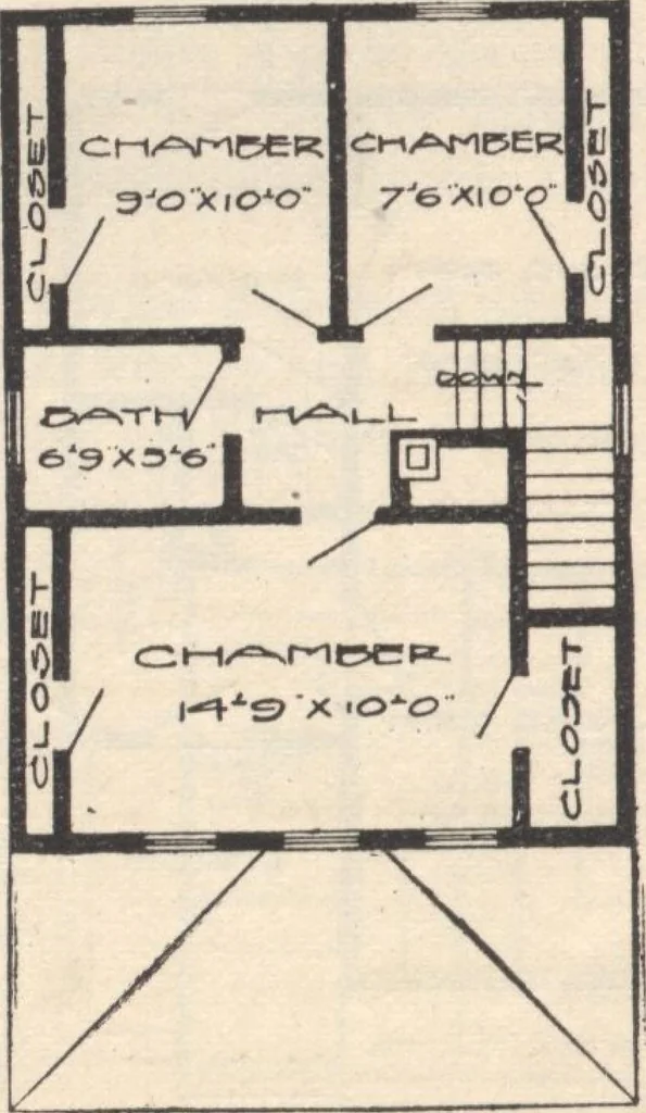 An illustration from A book of plans, no. 54, 1909, leaf 23