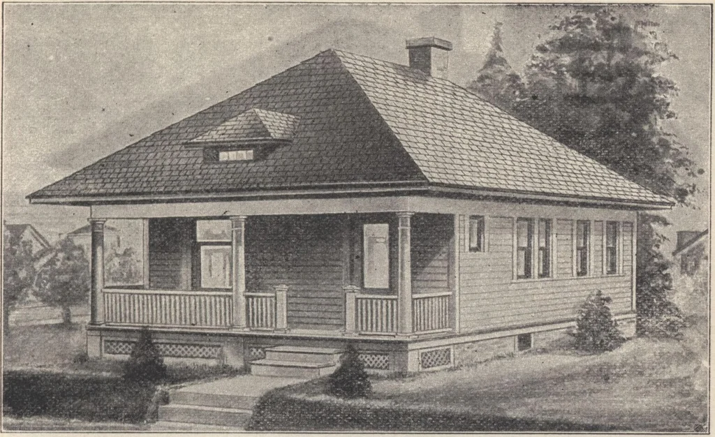 An illustration from A book of plans, no. 54, 1909, leaf 24