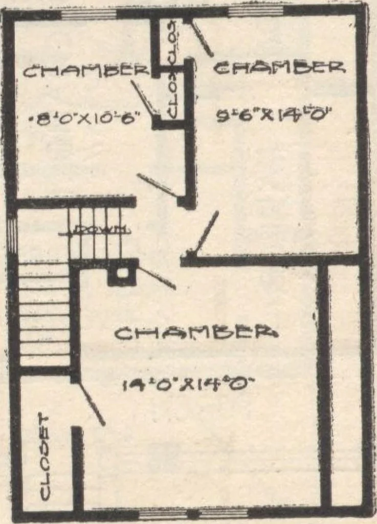 An illustration from A book of plans, no. 54, 1909, leaf 25
