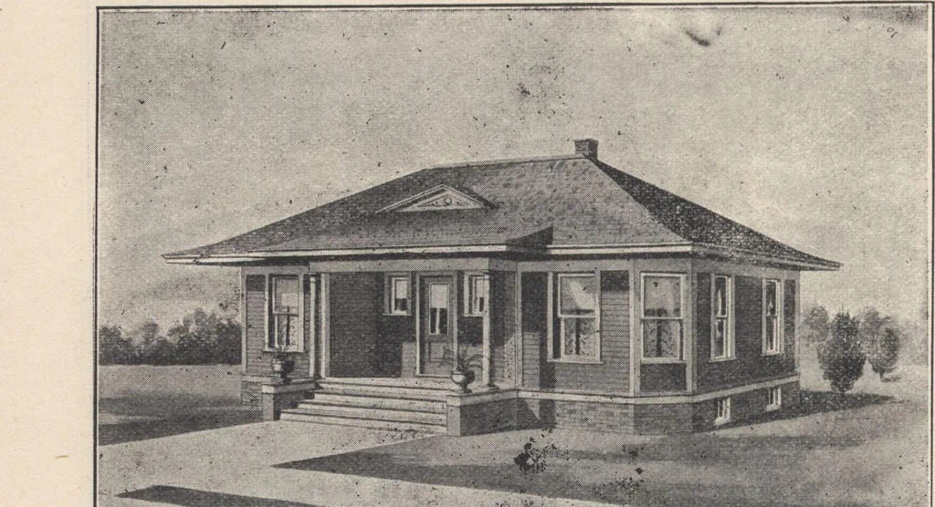 An illustration from A book of plans, no. 54, 1909, leaf 27