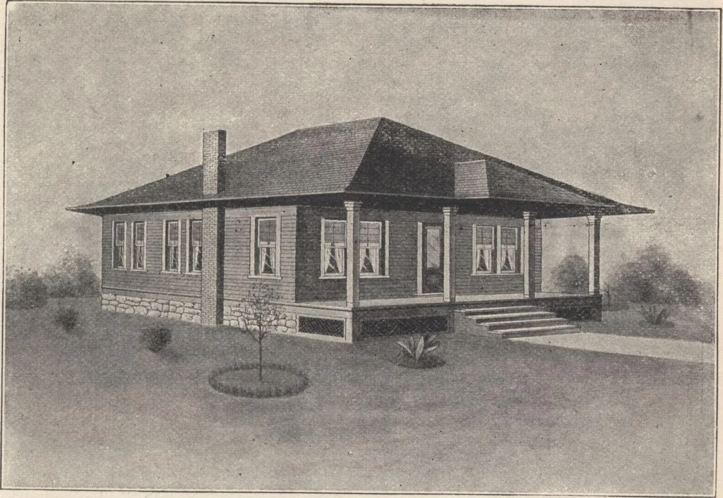 An illustration from A book of plans, no. 54, 1909, leaf 28