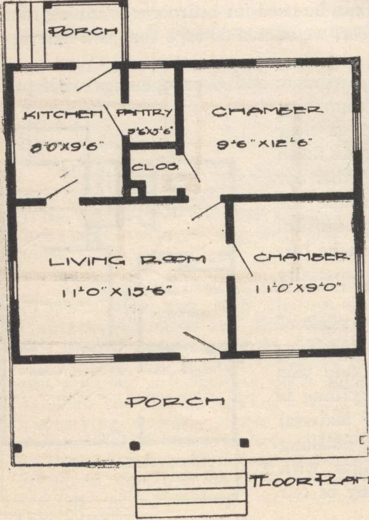 An illustration from A book of plans, no. 54, 1909, leaf 29