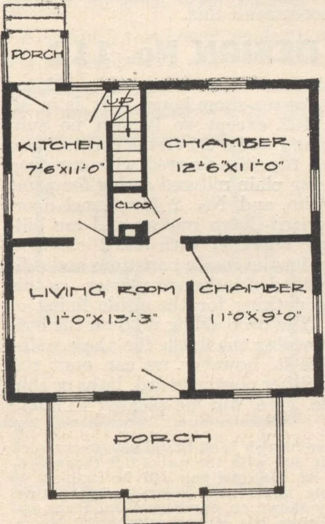 An illustration from A book of plans, no. 54, 1909, leaf 30