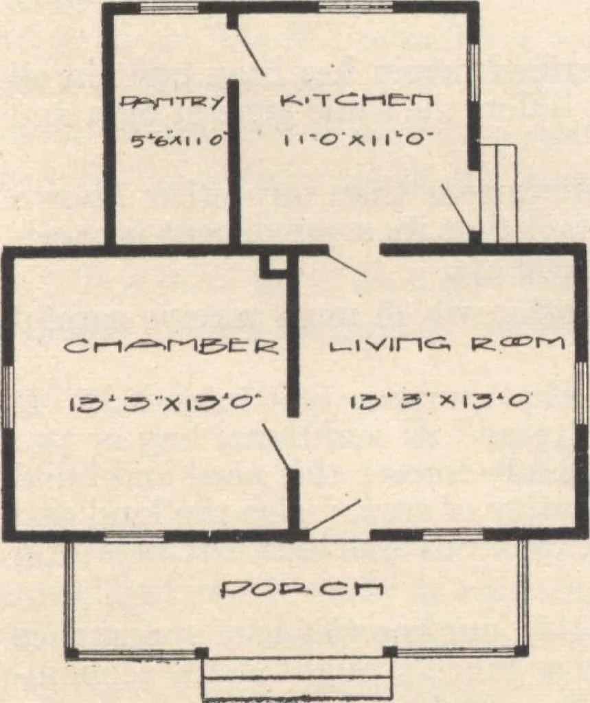 An illustration from A book of plans, no. 54, 1909, leaf 32