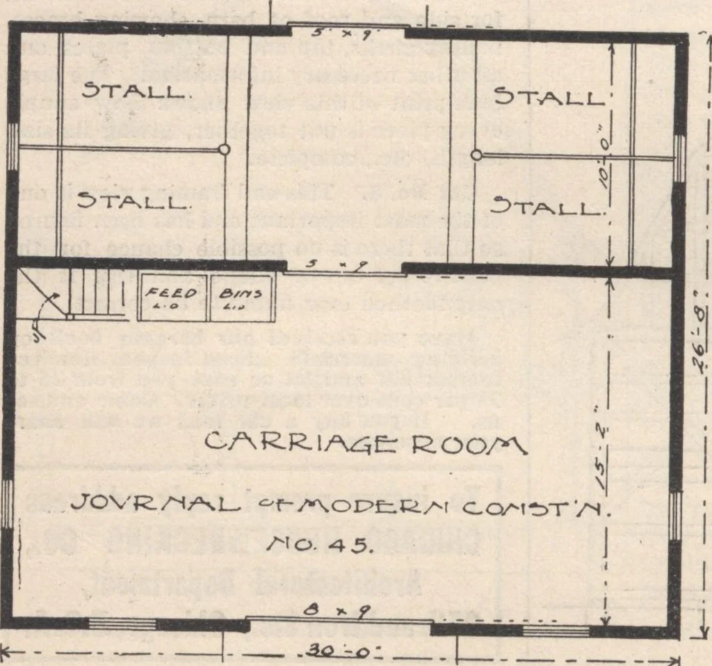 An illustration from A book of plans, no. 54, 1909, leaf 41