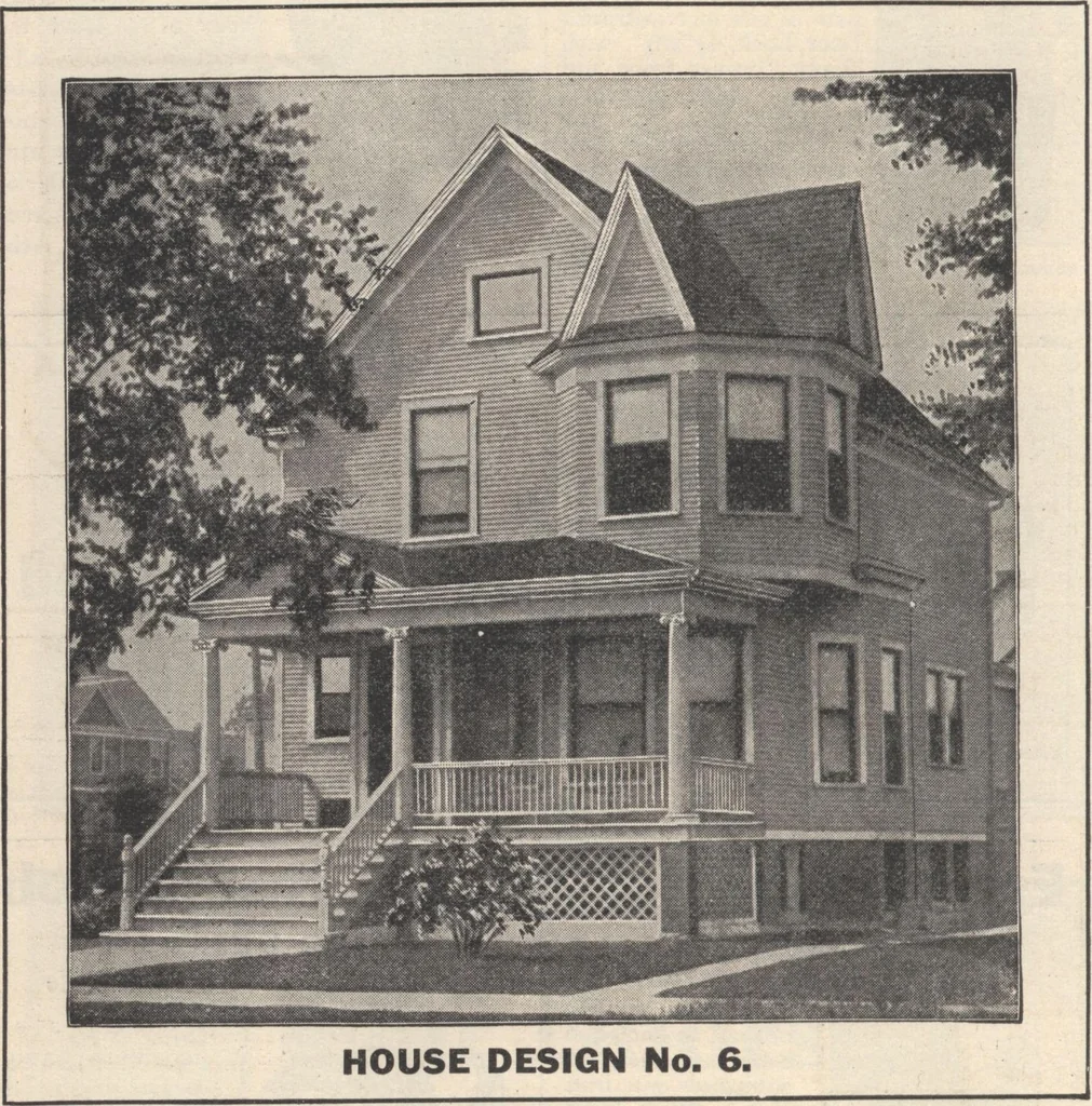 An illustration from A book of plans, no. 54, 1909, leaf 9