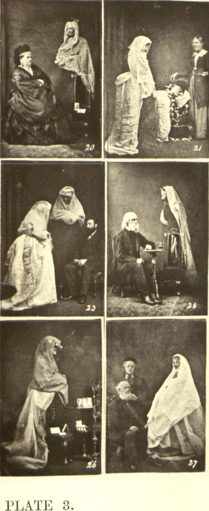 An illustration from Chronicles Of The Photographs Of Spiritual Beings, 1882, leaf 100