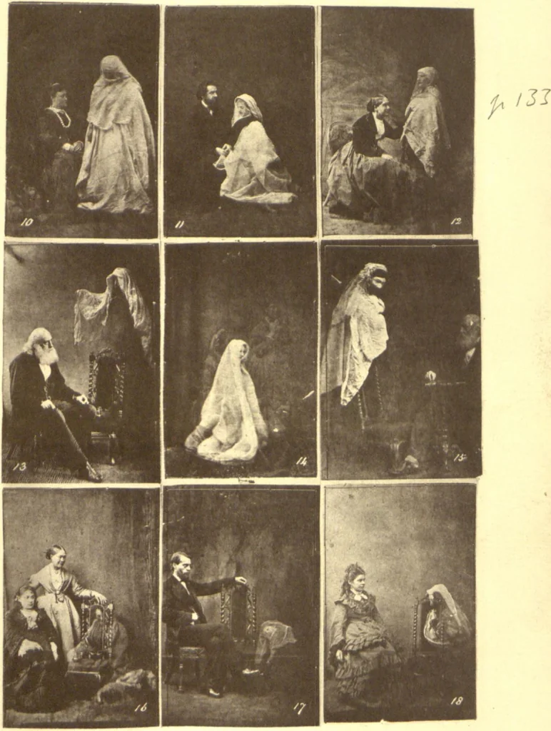 An illustration from Chronicles Of The Photographs Of Spiritual Beings, 1882, leaf 50