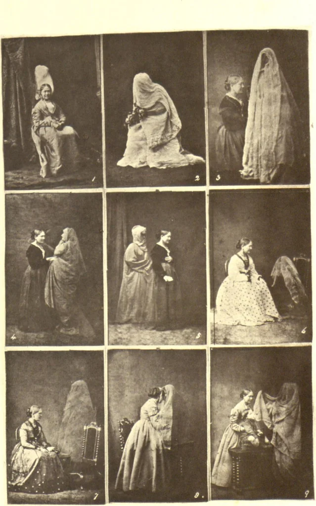 An illustration from Chronicles Of The Photographs Of Spiritual Beings, 1882, leaf 7