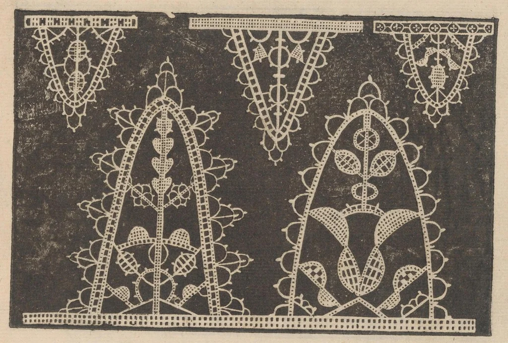 An illustration from Prima parte de' fiori,disegni di varie sorti di ricami moderni, 1591, leaf 14