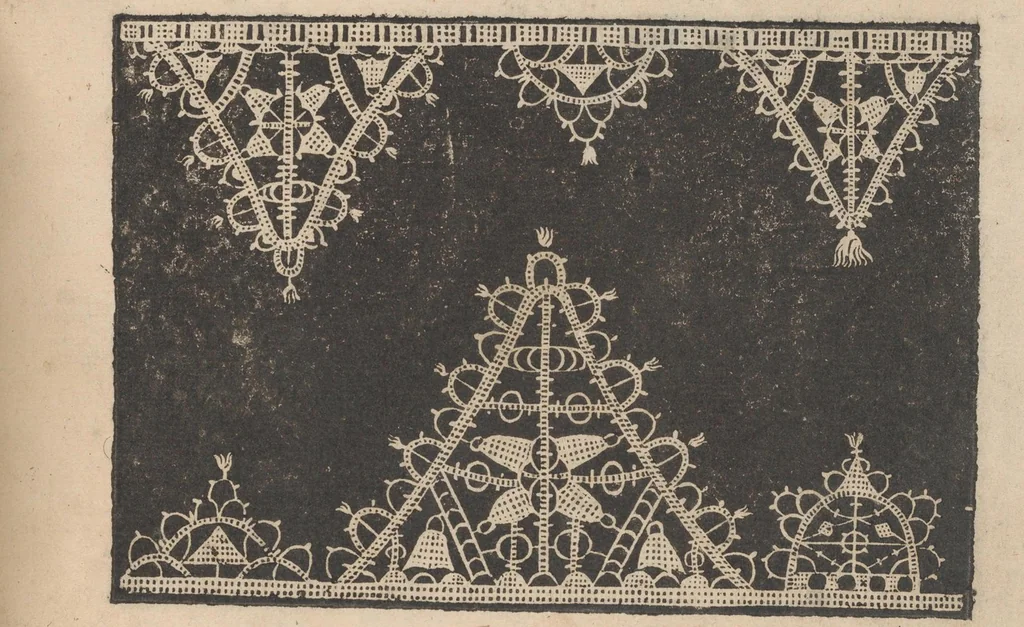 An illustration from Prima parte de' fiori,disegni di varie sorti di ricami moderni, 1591, leaf 15