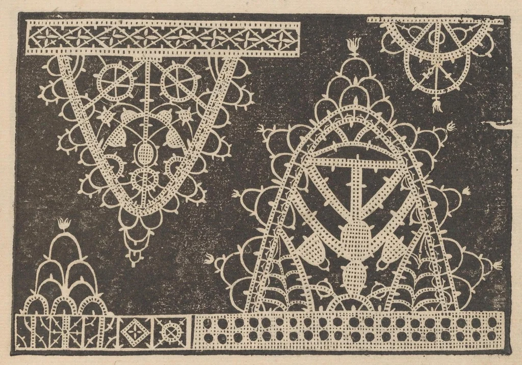 An illustration from Prima parte de' fiori,disegni di varie sorti di ricami moderni, 1591, leaf 16