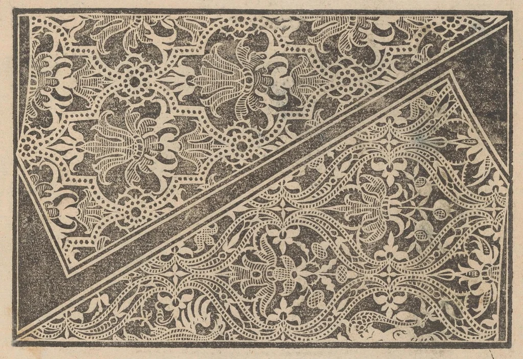 An illustration from Prima parte de' fiori,disegni di varie sorti di ricami moderni, 1591, leaf 5