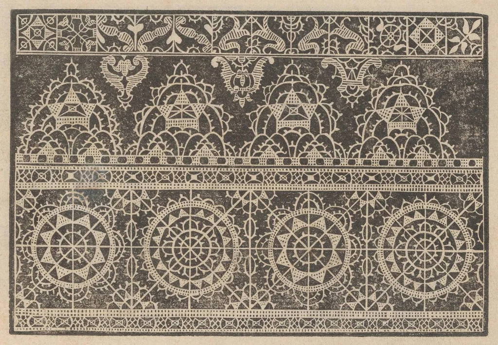An illustration from Prima parte de' fiori,disegni di varie sorti di ricami moderni, 1591, leaf 9