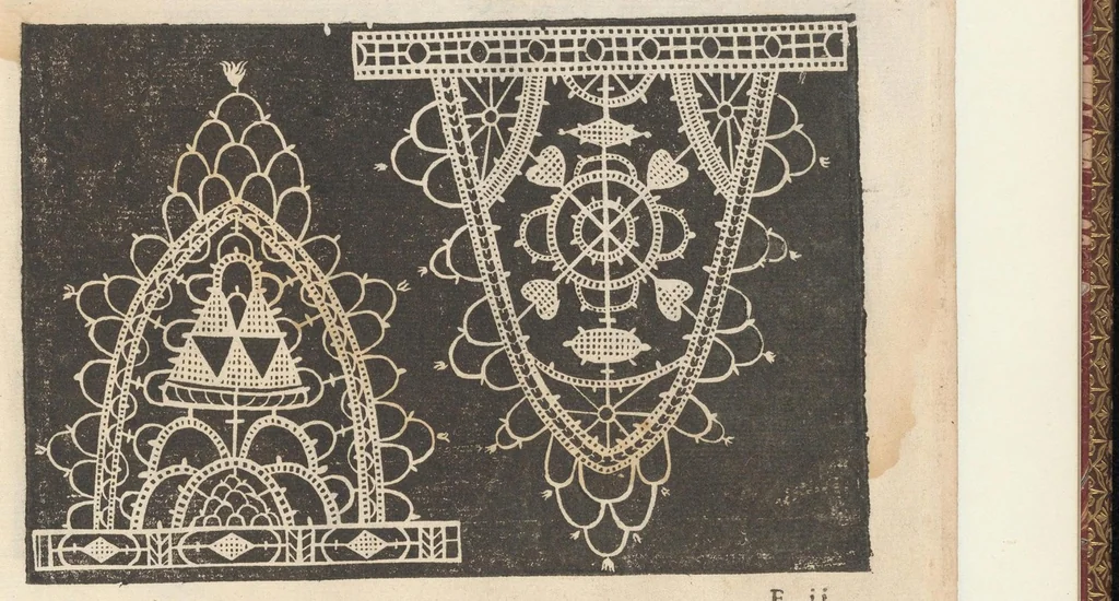 An illustration from Prima parte de' fiori, disegni di varie sorti di ricami moderni, 1591, leaf 10