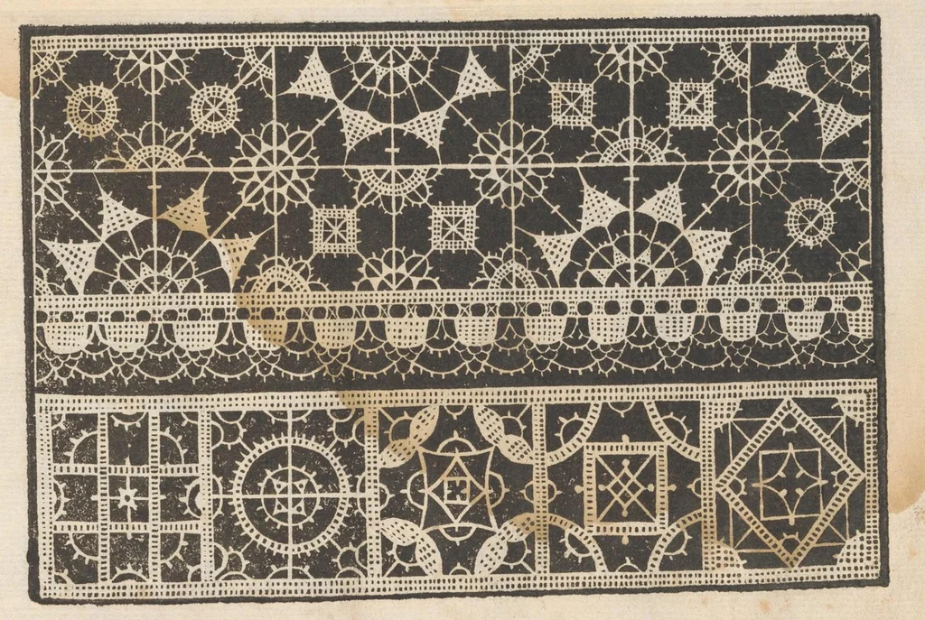 An illustration from Prima parte de' fiori, disegni di varie sorti di ricami moderni, 1591, leaf 11