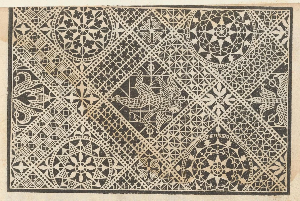 An illustration from Prima parte de' fiori, disegni di varie sorti di ricami moderni, 1591, leaf 2