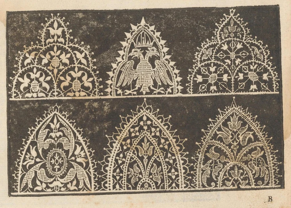 An illustration from Prima parte de' fiori, disegni di varie sorti di ricami moderni, 1591, leaf 4