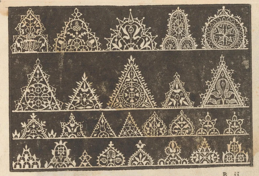 An illustration from Prima parte de' fiori, disegni di varie sorti di ricami moderni, 1591, leaf 6
