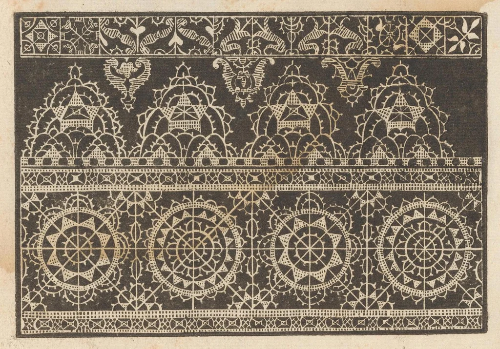 An illustration from Prima parte de' fiori, disegni di varie sorti di ricami moderni, 1591, leaf 7