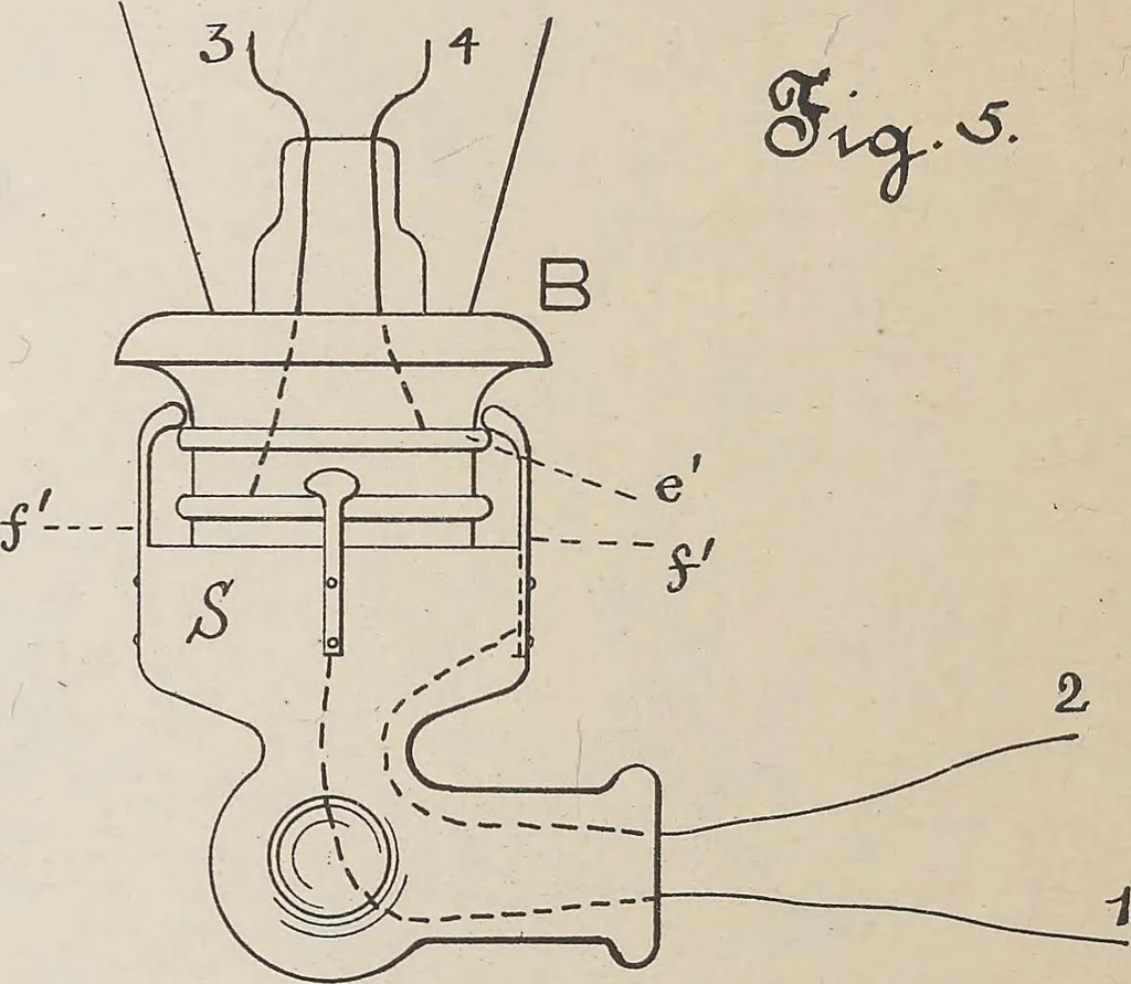 An illustration from Collection of United States patents granted to Thomas A. Edison, 1869-1884, 1869, leaf 1015