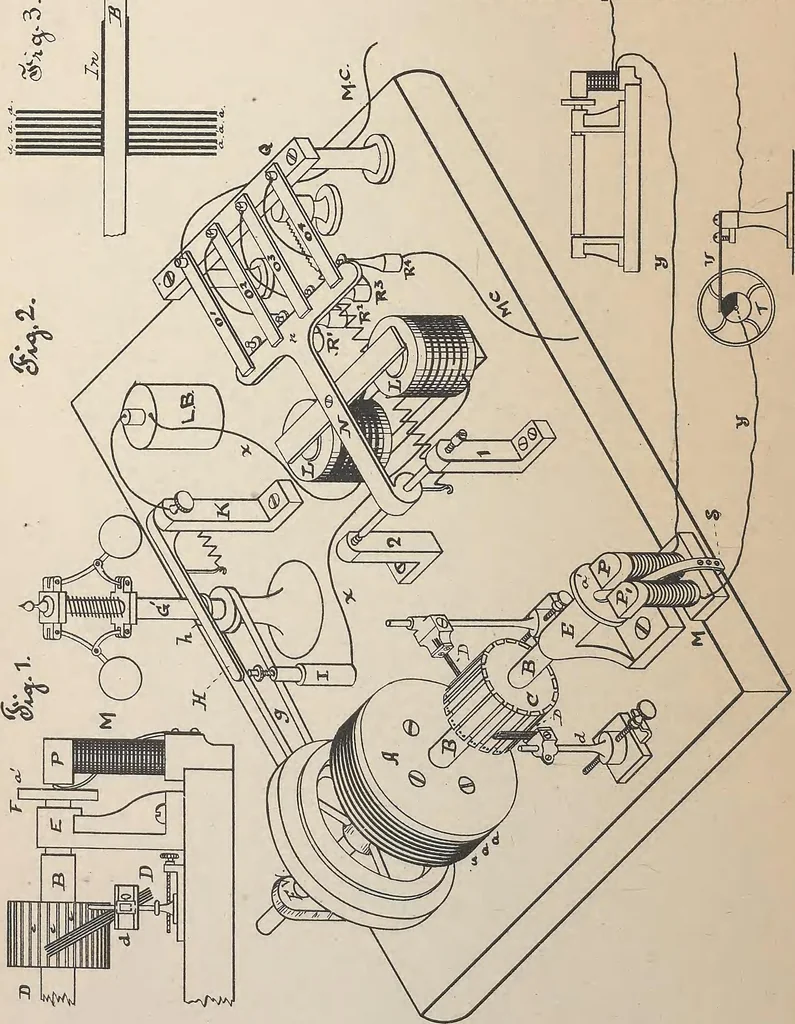An illustration from Collection of United States patents granted to Thomas A. Edison, 1869-1884, 1869, leaf 1179