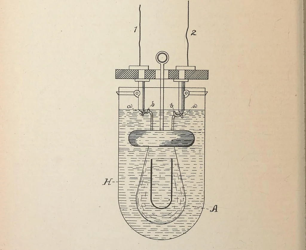 An illustration from Collection of United States patents granted to Thomas A. Edison, 1869-1884, 1869, leaf 1205