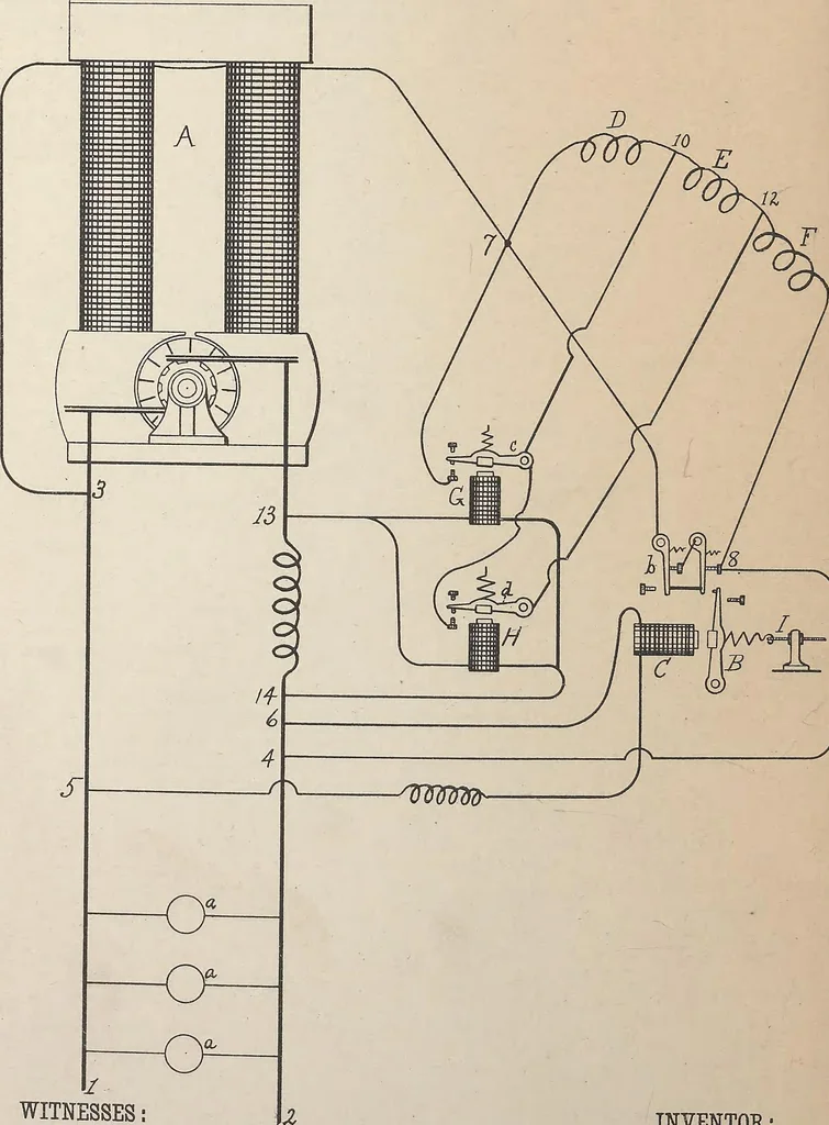 An illustration from Collection of United States patents granted to Thomas A. Edison, 1869-1884, 1869, leaf 1217