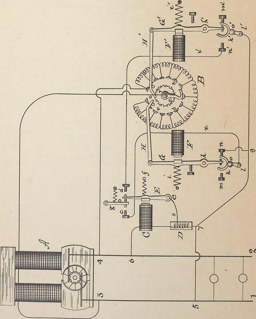 An illustration from Collection of United States patents granted to Thomas A. Edison, 1869-1884, 1869, leaf 1225