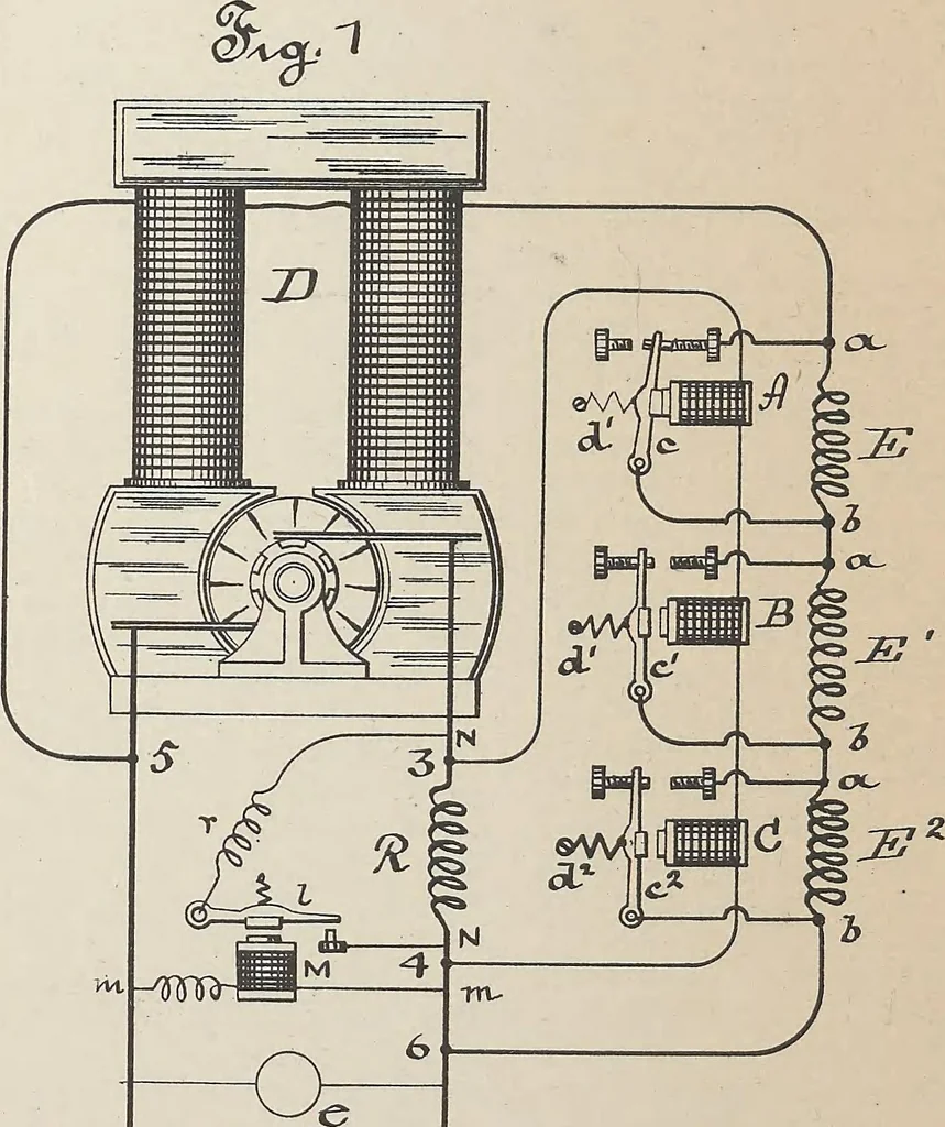 An illustration from Collection of United States patents granted to Thomas A. Edison, 1869-1884, 1869, leaf 1229