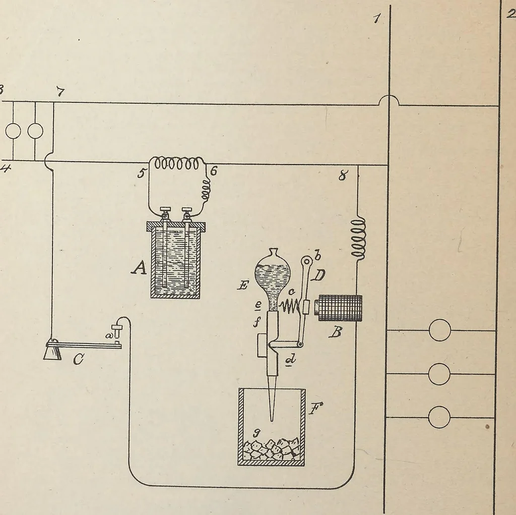 An illustration from Collection of United States patents granted to Thomas A. Edison, 1869-1884, 1869, leaf 1297