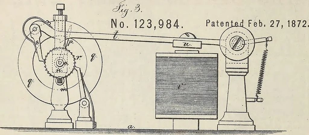 An illustration from Collection of United States patents granted to Thomas A. Edison, 1869-1884, 1869, leaf 139
