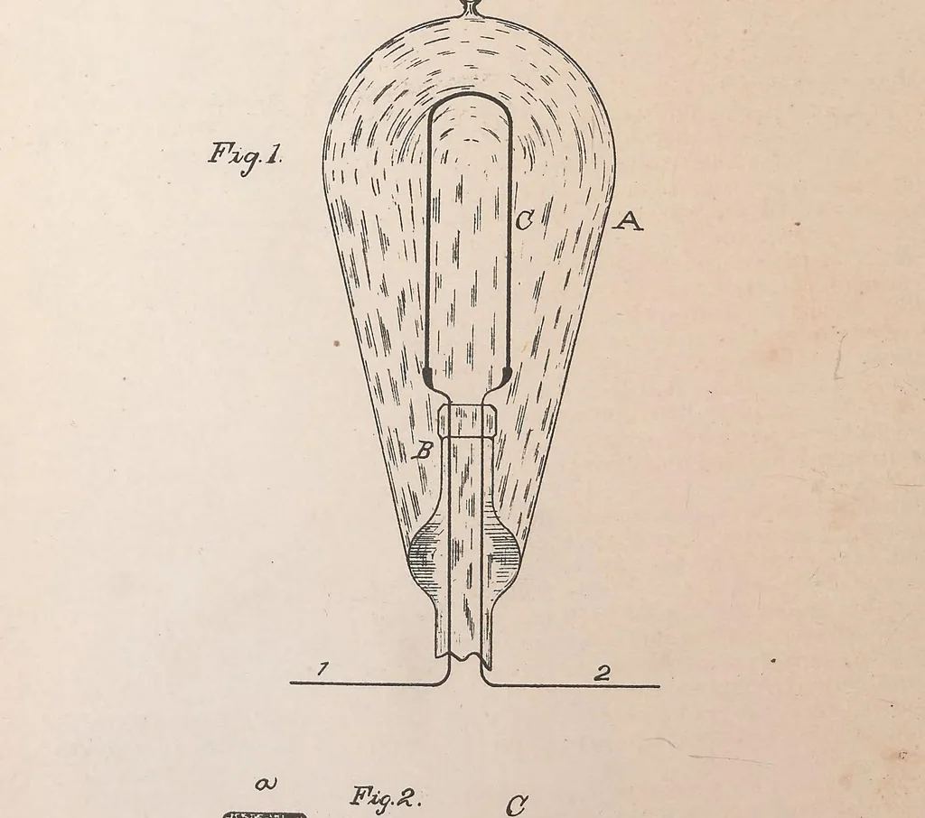 An illustration from Collection of United States patents granted to Thomas A. Edison, 1869-1884, 1869, leaf 1473
