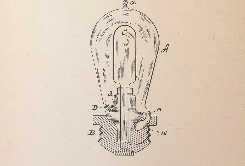 An illustration from Collection of United States patents granted to Thomas A. Edison, 1869-1884, 1869, leaf 1499