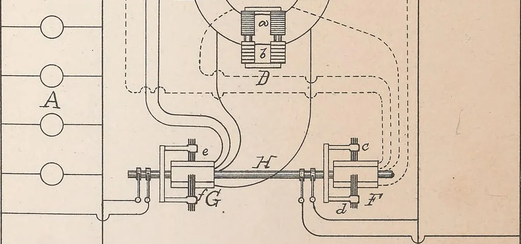 An illustration from Collection of United States patents granted to Thomas A. Edison, 1869-1884, 1869, leaf 1541